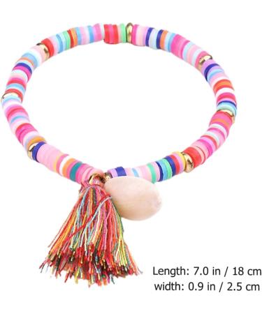 VALICLUD 2 Pcs Versatile Polymer Clay Bracelet Bohemian Bracelet Beaded Bracelets for Women Summer Bracelets Hand Ornament Braid Jewelry Women s Jewelry Clay Bead Bracelet Accessories Wild 18X2.5cmx3pcs Colorfulx3pcs - Buy Online on GoSupps.com