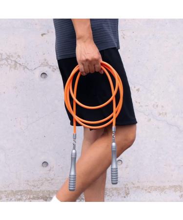 Hererope 1LB Weighted Jump Rope for Women & Men - Adjustable & Durable - Fitness & High-Intensity Workouts - Crossfit & Boxing - 8'6 M - Orange - Buy Online on GoSupps.com
