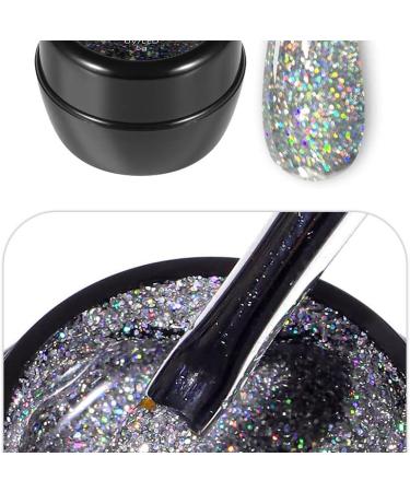 zalati Gel Nail Polish Glitter Gel UV Gel for DIY Nail Art Beauty Wire Drawing - Multicolor 5g Tiny Box Multi-colored - Buy Online on GoSupps.com
