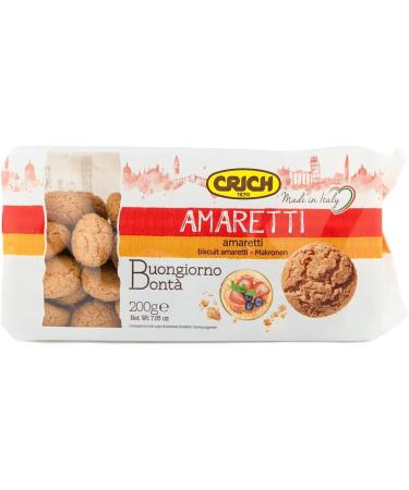 Crich - Amaretti Biscuits (200g Pack of 2) | Sweet & Crunchy | Gourmet Artisan Italian Biscuits | Made in Italy - Buy Online on GoSupps.com