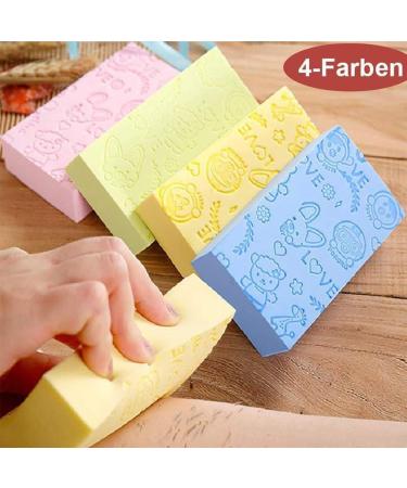 WondFans Pink Dead Skin Removal Bath Sponge - Exfoliating Body Scrubber for Smooth Skin | International Shipping - Buy Online on GoSupps.com