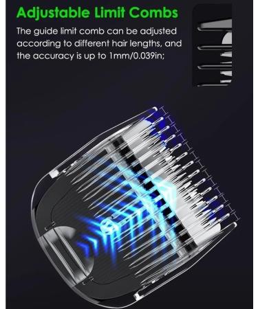 Professional Hair Clippers for Men | Waterproof Trimmer for Groin Body & Armpit Hair | Ceramic Blade Wet/Dry Grooming Tool - Buy Online on GoSupps.com