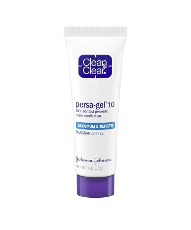 Clean & Clear Persa-Gel 10 Acne Medication with 10% Benzoyl Peroxide - 1 oz (Pack of 4) - Buy Online on GoSupps.com