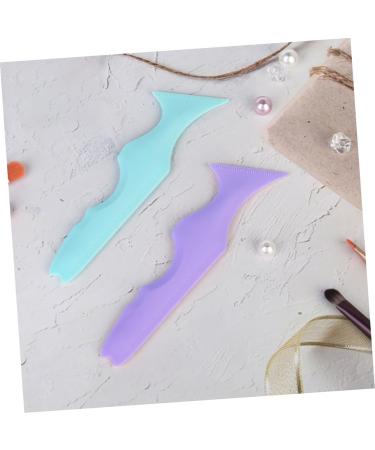 Mipcase 2pcs Silicone Beauty Ruler Beauty Tools Mascara Guide Helper Eyebrow Guide Aid Cosmetic Makeup Tools - Buy Online on GoSupps.com