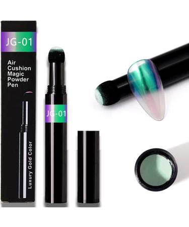 Roseflower 6 Sticks Air Cushion Chrome Powder Pencil - Holographic Nail Powder for Shiny Metallic Mirror Effect - Durable DIY Nail Art Tool - Buy Online on GoSupps.com