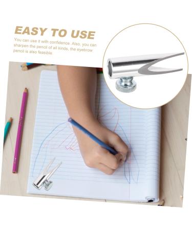 minkissy Eyebrow Sharpening Tool Students Sharpener Pencil Sharpener Makeup Eyeliner Sharpener for Gel Pencil Eyebrow Sharpener Portable Pencil Sharpener Hand Tools Eye Liner Aluminum Alloy Silver 4.5x2cm - Buy Online on GoSupps.com