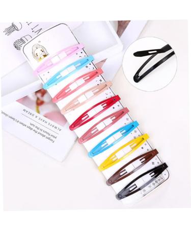 FRCOLOR Kids Hair Accessories black clips bangs clip clips for black barrettes Pure Color Barrettes Girls Snap Hairpins Barrettes child headgear Kid Hair Accessories - Buy Online on GoSupps.com