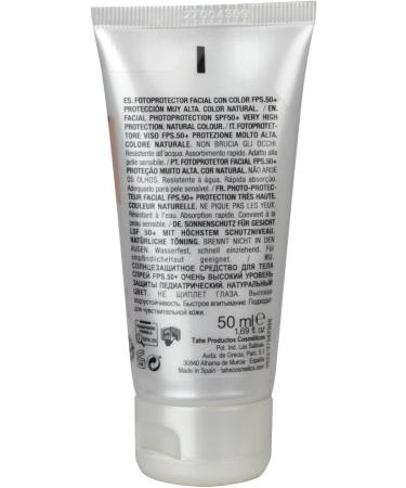 Tahe Sun Protection Face Cream with Color S.P.F 50+ 50 ml (No.01) - Buy Online on GoSupps.com