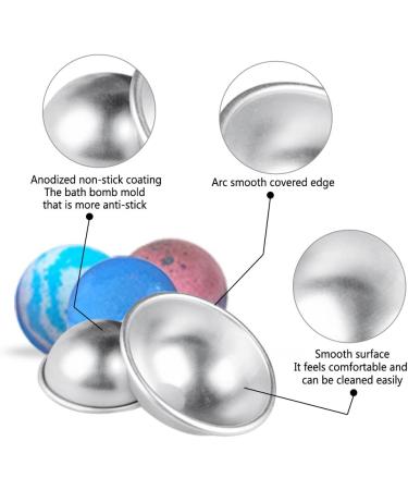 KIPETTO Bath Bomb Mold Kit - 16pcs 3 Sizes DIY Spa Bubbles Perfect for Handmade Bath Bombs - Buy Online on GoSupps.com