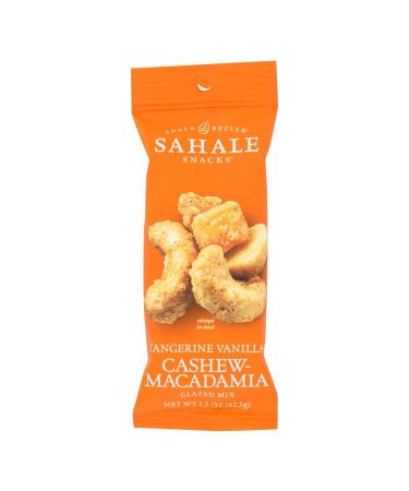 Sahale Tangerine Vanilla Cashew Glazed Nut Mix, 1.5 Ounces (Pack of 9)