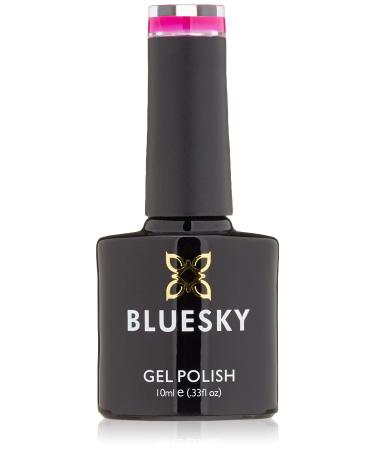 Bluesky Gel Nail Polish Temptation Bsh022 Bright Pink Long Lasting Chip Resistant 10 ml (Requires Drying Under UV LED Lamp)