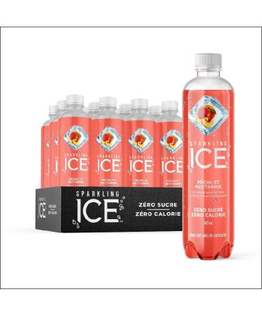 Sparkling Ice Peach Nectarine Flavoured Sparkling Water with Zero Sugar and Zero Calories 503 ml (Pack of 12) Peach Nectarine (Classic) 503 ml (Pack of 12) - Buy Online on GoSupps.com