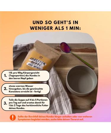 Buy Kaer Morosche Carotic Soup 200g for Dogs | Prebiotic Support for Diarrhea & Stomach Issues | High Productivity Carrot Powder - Buy Online on GoSupps.com