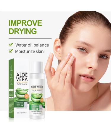 Face Toner 98% Aloe Vera Toner Face Moisturizer for Women Natural Aloe Vera Extract Korean Skincare for Deep Skin Hydration Promote Pore Minimizer&Exfoliating with Hyaluronic Acid Aloe Vera Gel - Buy Online on GoSupps.com