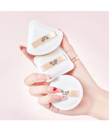 Verdant Touch Powder Puff Soft Powder Puff Skin-Friendly Makeup Sponge for Face Salon Home Travel Square Shape - Buy Online on GoSupps.com