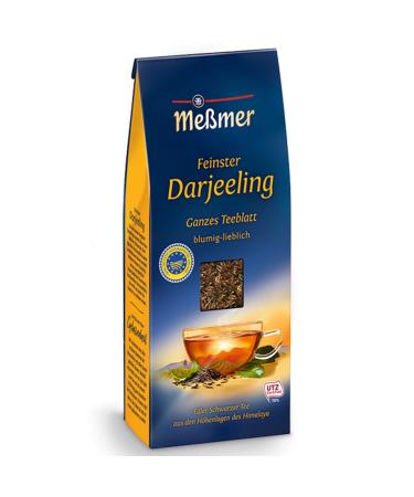 Meßmer Finest Darjeeling | Whole tea leaf | 150 g | floral-sweet | Vegan | Gluten-free | Lactose-free Darjeeling loose tea 150g - Buy Online on GoSupps.com