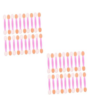 Baluue 160 Pcs Sponge Makeup Stick Makeup Brush Eyeshadow Cosmetic Eye Shadow Sponge Plastic
