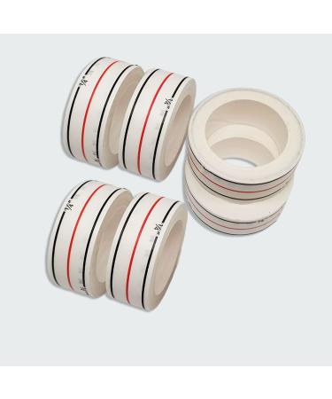 Bequilter 6 Rolls Diagonal Seam Tapes Sewing Basting Tape for Sewing Straight Diagonal Seams Instruction Tool Seamingly Accurate Seam Guide for Sewing Machines