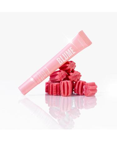 Blume Tri-Peptide Bubblegum Pink Tinted Lip Balm - Superbalm Lip Moisturizer with Shea Butter and Squalane to Deeply Hydrate & Heal Dry Cracked Lips - Cruelty Free & Vegan Lip Plumper (0.4 Fl Oz) - Buy Online on GoSupps.com