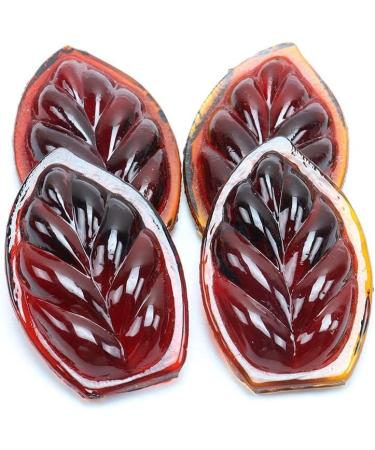 Palm Leaf Glass Jewels for Tiffany Style Crafting - 24x37mm Red - Buy Online on GoSupps.com