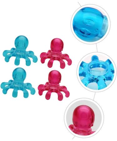 Marmerdo 4-Piece Massage Device Set - Practical Head Scratcher & Hair Supply Accessories for Home | 11.00x8.50x8.50cm - Shop Internationally - Buy Online on GoSupps.com