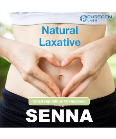 Puregen Labs Senna 8.6 mg Tablets 2 Pack (Total 2000 Count) Natural Sennosides Vegetable Laxative for Constipation Bloating Gas Irregularity Relief - Buy Online on GoSupps.com