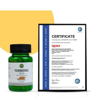 Vanan Turmeric Capsules | Pure Turmeric & Black Pepper | Herbal Turmeric Supplement for Skin & Respiratory System - Buy Online on GoSupps.com