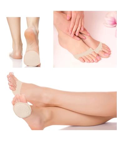 Honeycomb Fabric Forefoot Pads - High Heel Cushion Inserts for Women - 6 Pairs of Soft Foot Pads for Ball of Foot - Reusable Cushions to Prevent Pain and Discomfort - Buy Online on GoSupps.com