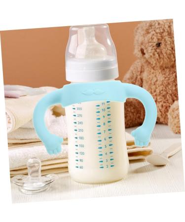 ifundom 2pcs Bottle Handle Bottle Grip Silicone Bottle Grip Handle Bottle Grip Bottle Grip Newborn Bottle Grip Milk Bottle Child Feeding Bottle 14.00X5.00X5.00CM Sky-blue - Buy Online on GoSupps.com