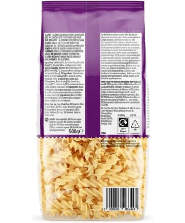 Fusilli Rice Flour Pasta 500g - Gluten-Free, Egg-Free, Wheat-Free - Pack of 1 - Buy Online on GoSupps.com