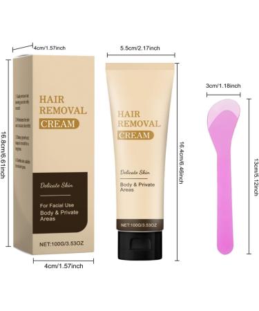  Huxibai Facial Hair Removal Cream | Women's Body Hair Removal with Razor | Gentle Treatment for Smooth Skin on Intimate Areas Arms Underarms Face and Legs - Buy Online on GoSupps.com