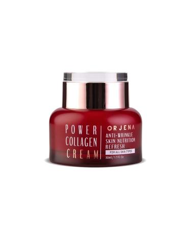ORJENA POWER COLLAGEN CREAM - Anti-Wrinkles Skin Nutrition Refresh - For All Skin Types 50ml Net Wt