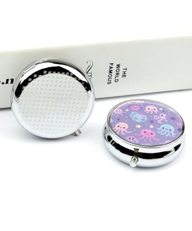 Travel Pill Box - 3 Compartment Portable Pill Organizer in Soft Purple | Ideal for Handbags & Pockets - Buy Online on GoSupps.com