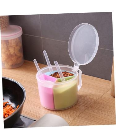 Zerodeko 3pcs Kitchen Tools Storage Container Condiment Dispenser Seasoning Box Round Kitchenware mediumx3pcs As Shownx3pcs - Buy Online on GoSupps.com