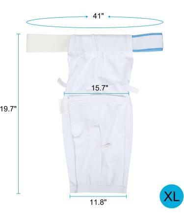 Buy X-Large Catheter Leg Bag Holder - Durable & Washable Urine Bag Sleeve with Waist Belt for Incontinence - International Shipping Available - Buy Online on GoSupps.com