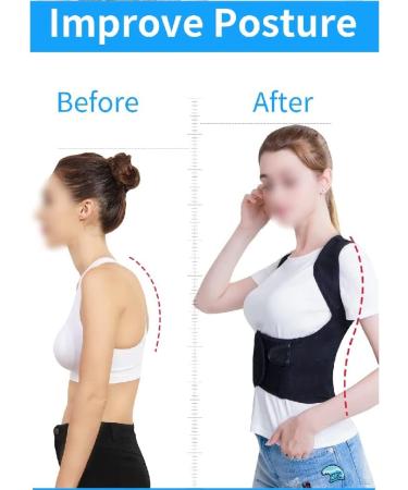 DFHBFG Adjustable Posture Corrector Back Support Belt - Orthopedic Corset & Lumbar Shoulder Brace for Spine Support | International Shipping Available - Buy Online on GoSupps.com
