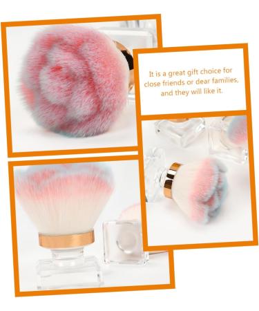 VINTORKY foundation makeup blusher makeup supplies powder dense foundation brush powder foundation brush manicure blush brush abs travel nail gradient powder - Buy Online on GoSupps.com