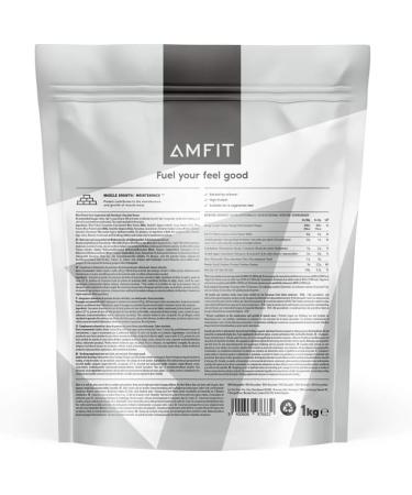Amazon Brand - Amfit Nutrition Whey Protein Powder Chocolate Flavour 33 Servings 1 kg (Pack of 1) - Buy Online on GoSupps.com