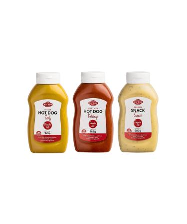 HOT DOG WORLD - Danish sauce set pack of 3 (750 ml)
