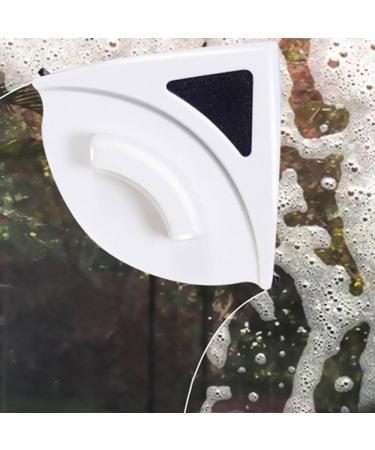 Efficient Magnetic Window Cleaner - Magnet Glass Cleaning Brush Sponge Wiper - Double-Sided Triangular Design for Home & Hotel (Green (Suitable for 5-12MM)) - Buy Online on GoSupps.com