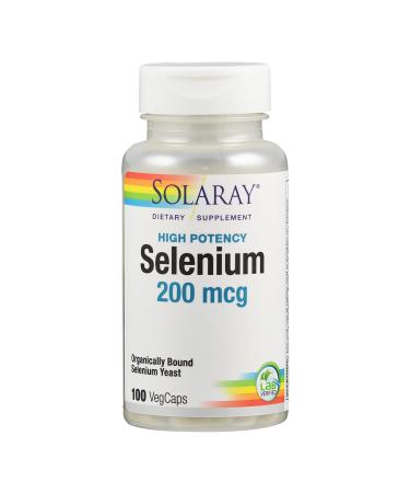 SOLARAY Selenium 200 MCG High Potency 100 CT