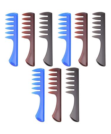minkissy 9 Pcs Hair Spary Comb Hair Comb Fork Comb Hairdressing Accessories Man Massage Comb Oil Head Mx3pcs As Shownx3pcs