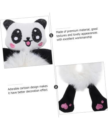 FRCOLOR Giant Panda Head Rope Black Tiara Black Scrunchies Tie Black Decor Rubber Bands Black Trendy Decor Black Trim Black Ponytail Animal Decor Hair Miss Elastic Band Fabric - Buy Online on GoSupps.com