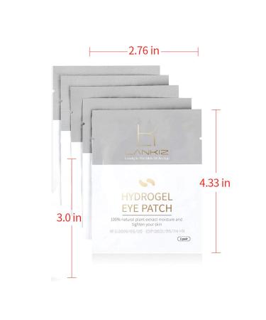 Lankiz 60 Pairs Lint-Free Eye Pads for Eyelash Extensions - 120 Pieces Ideal for Under Eyes - Buy Online on GoSupps.com