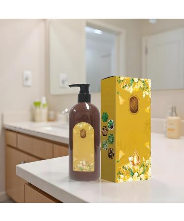Shampooing colorant naturel pour une coloration instantan e des cheveux - Coloration parfum e nourrissante - 300 ml - Pour adultes femmes et hommes Teinture th noir - Buy Online on GoSupps.com