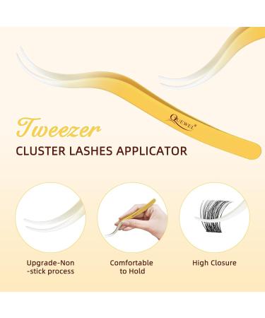 Pre-Glued -Cluster-Lashes QUEWEL Preglued-Eyelashes Natural Look No-Glue Needed Lash Clusters Reusable Lashes Self Adhesive for Beginner Easy to Apply DIY Lash-Extensions for Home Use(ZN-03) - Buy Online on GoSupps.com
