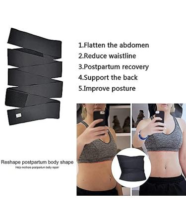 HomeSweety Snatch Me Up Bandage Wrap | Adjustable Lumbar Waist Support & Lower Back Pain Relief | TikTok Trending 236in/6m - Buy Online on GoSupps.com