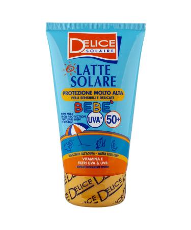 DELICE Lait solaire pour enfants SPF 50+ UVA UVB Vitamine E 100 ml