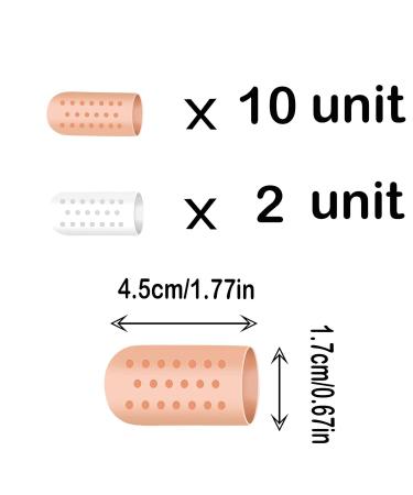 Neodtx Finger Protection Silicone - 12pcs Fingertip & Thumb Guards for Cracks Pain Arthritis Relief - Buy Online on GoSupps.com