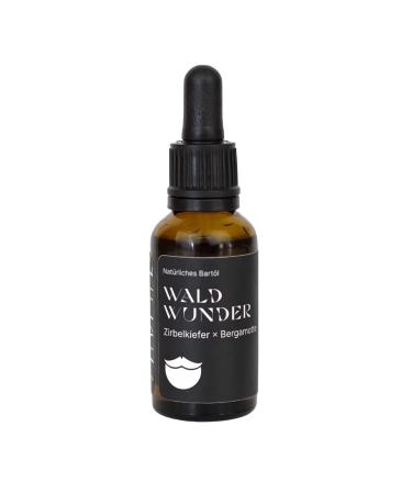 Barteitzeug Beard Oil Waldwunder - 100% Natural Zirbelkief & Bergamot - 30ml - Soothes Itching & Softens Beard - International Shipping Available - Buy Online on GoSupps.com